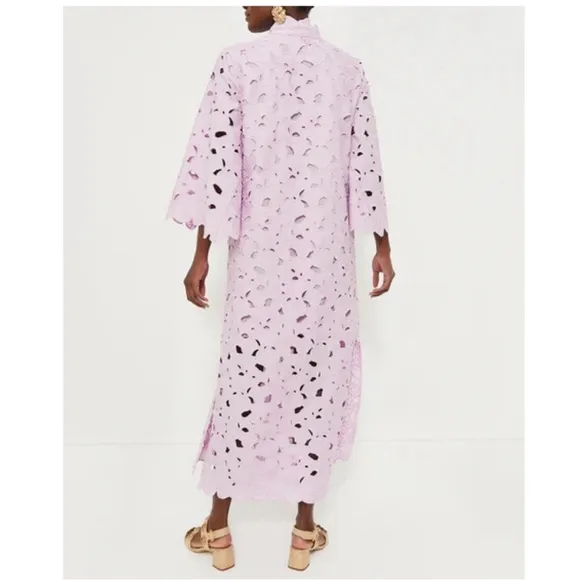 TUCKERNUCK Lilac Floral Lace Clarice Dress MEDIUM