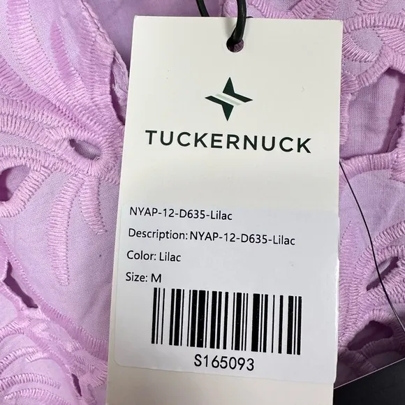 TUCKERNUCK Lilac Floral Lace Clarice Dress MEDIUM