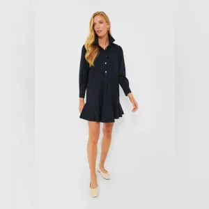 TUCKERNUCK Navy Crepe Callahan Shirt Dress