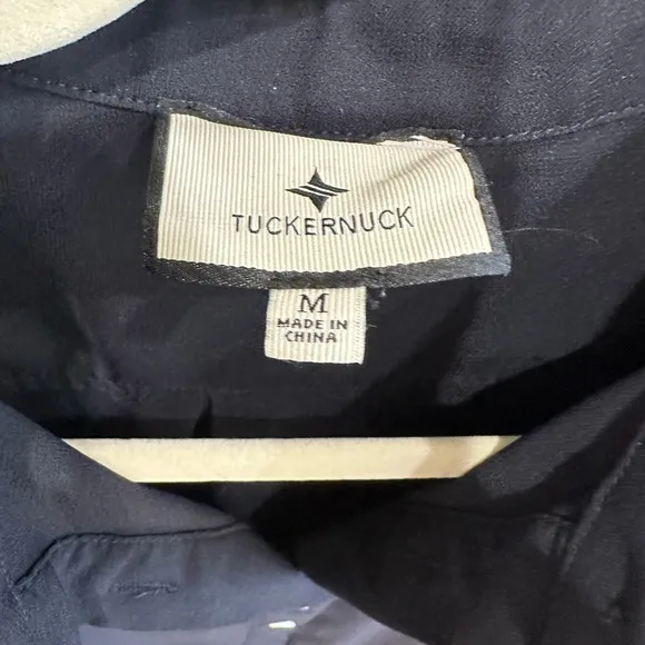 TUCKERNUCK Navy Crepe Callahan Shirt Dress