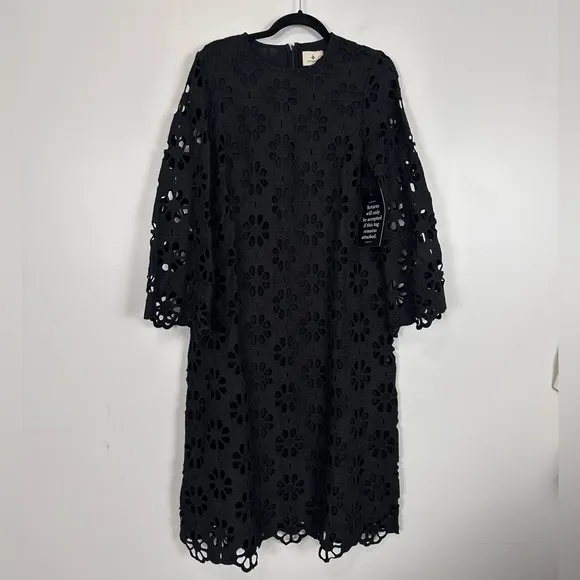 TUCKERNUCK Noir Eyelet Hutton Dress