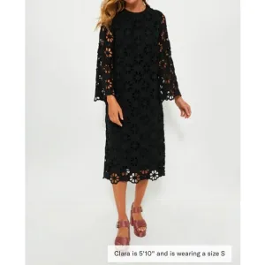 TUCKERNUCK Noir Eyelet Hutton Dress