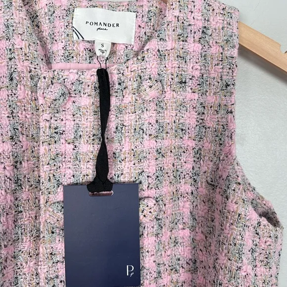 TUCKERNUCK Peony Tweed Bianca Dress SMALL