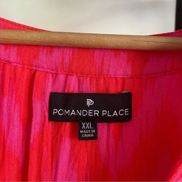 Tuckernuck Pomander Place Hot Pink Ikat Kenzo Dress