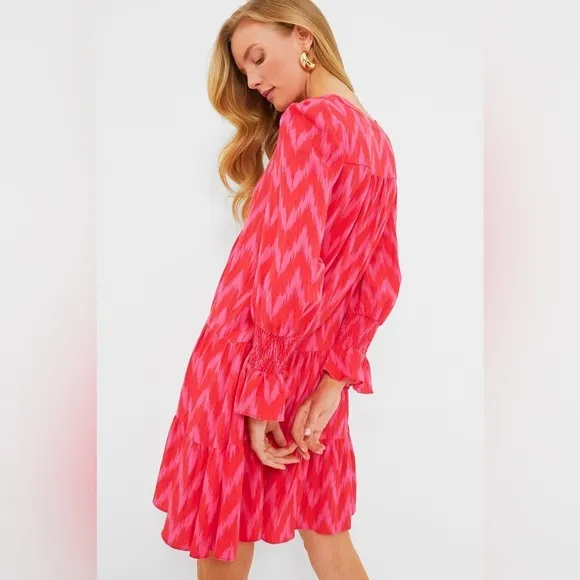 Tuckernuck Pomander Place Hot Pink Ikat Kenzo Dress