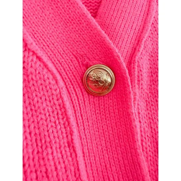 Tuckernuck | Pomander Place | Hot Pink Slone Cardigan | Sz XS