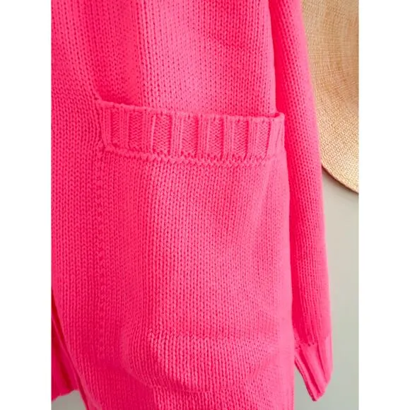Tuckernuck | Pomander Place | Hot Pink Slone Cardigan | Sz XS