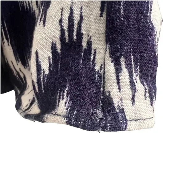 Tuckernuck Pomander Place Navy Ikat Kenzo Dress XS Fits Size S Tiered