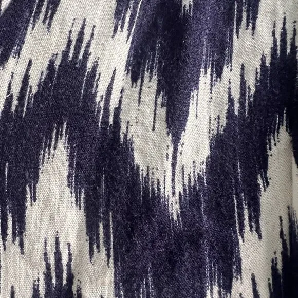 Tuckernuck Pomander Place Navy Ikat Kenzo Dress XS Fits Size S Tiered