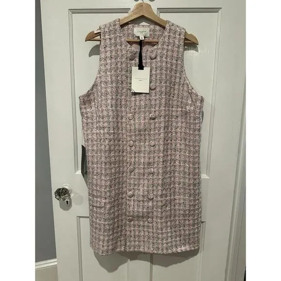 Tuckernuck Pomander Place Peony Tweed Bianca Dress NWT XXL 2XL