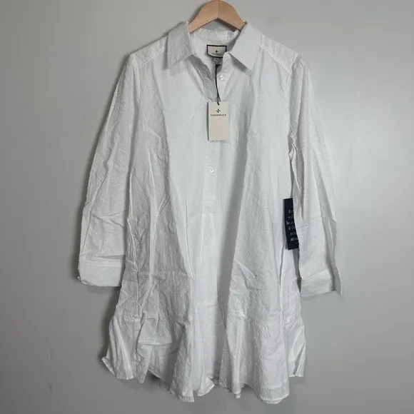 TUCKERNUCK White Swiss Dot Callahan Large