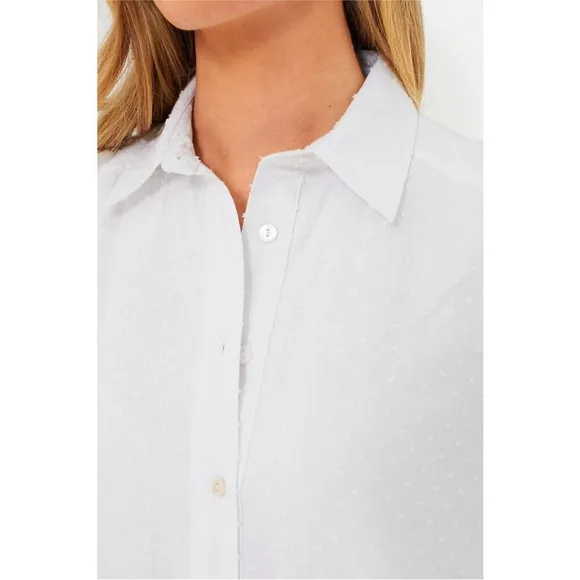 TUCKERNUCK White Swiss Dot Callahan Large