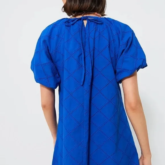Tuckernuk Hyacinth House Royal Blue Eyelet Dress