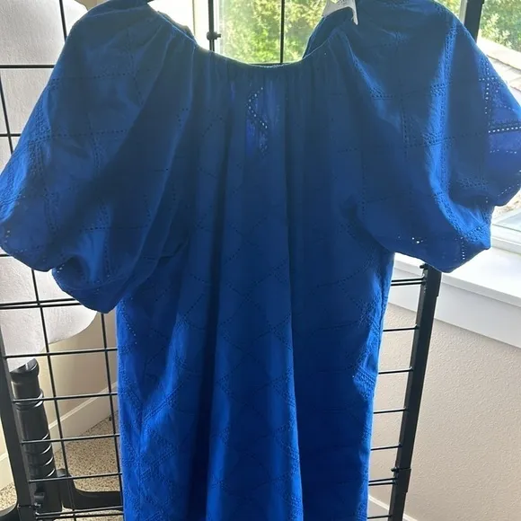Tuckernuk Hyacinth House Royal Blue Eyelet Dress