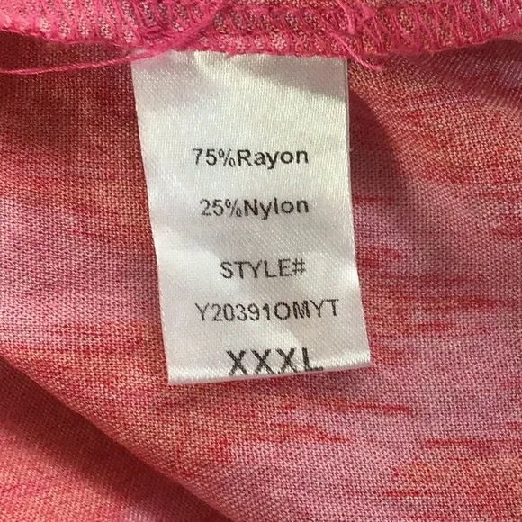 TUKERNUK POMANDER PLACE Hot Pink Ikat Kenzo Dress Size 3XL