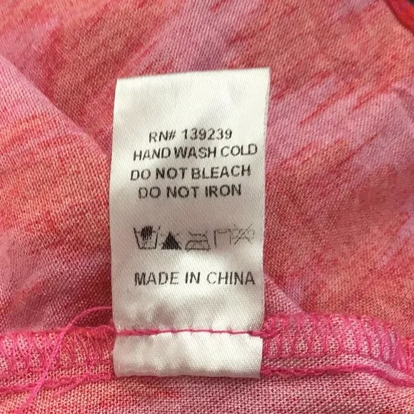 TUKERNUK POMANDER PLACE Hot Pink Ikat Kenzo Dress Size 3XL