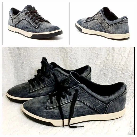 UGG Bueller Washed Denim Sneakers Size 11