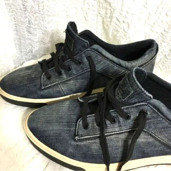 UGG Bueller Washed Denim Sneakers Size 11