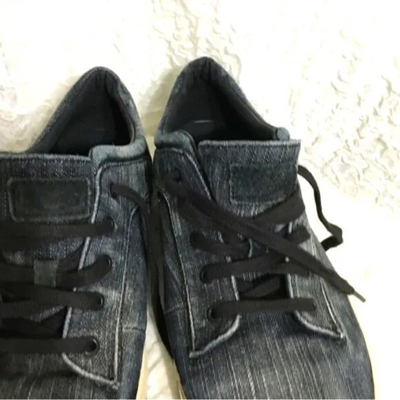 UGG Bueller Washed Denim Sneakers Size 11