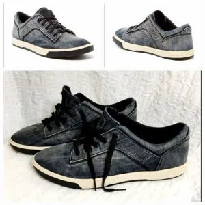 UGG Bueller Washed Denim Sneakers Size 11