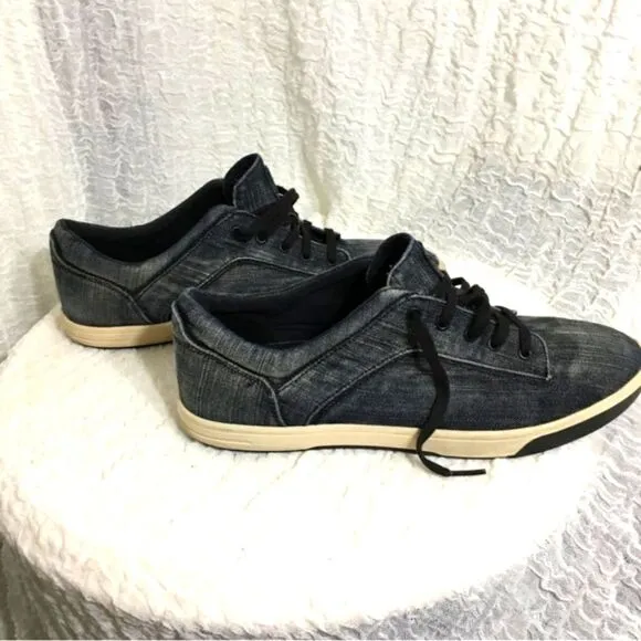 UGG Bueller Washed Denim Sneakers Size 11