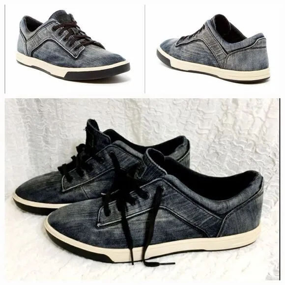 UGG Bueller Washed Denim Sneakers Size 11