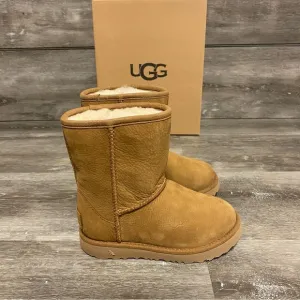 UGG | Classic Weather Short II toddler Boots Chestnut Wool Lined NEW