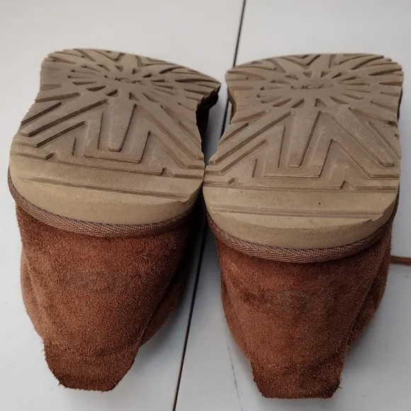 UGG Maksim Men's Brown Suede Minimalist Business Casual Lace Up Chukka Boots Sz7