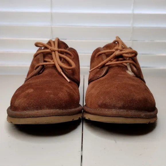 UGG Maksim Men's Brown Suede Minimalist Business Casual Lace Up Chukka Boots Sz7