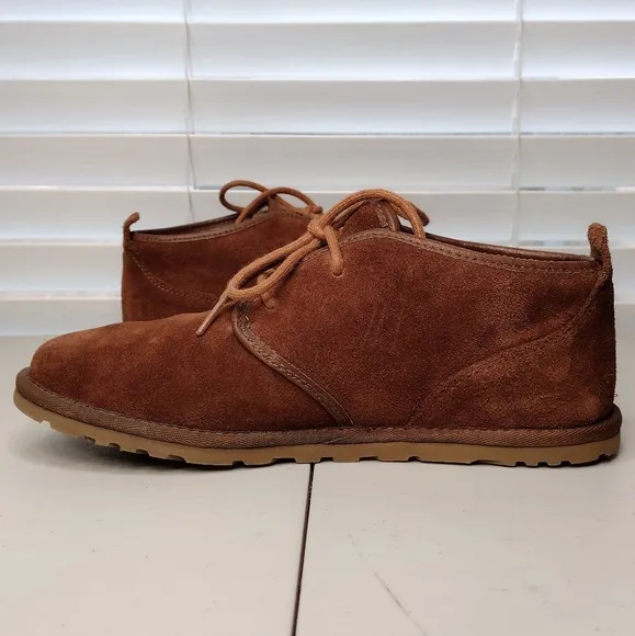 UGG Maksim Men's Brown Suede Minimalist Business Casual Lace Up Chukka Boots Sz7