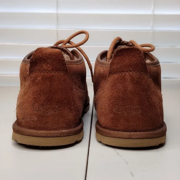 UGG Maksim Men's Brown Suede Minimalist Business Casual Lace Up Chukka Boots Sz7