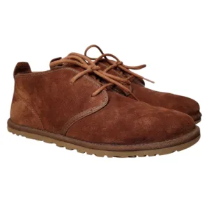 UGG Maksim Men's Brown Suede Minimalist Business Casual Lace Up Chukka Boots Sz7