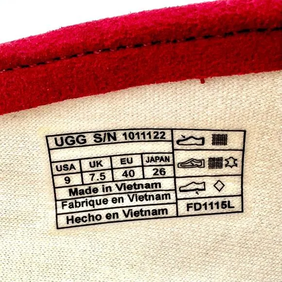 UGG “MARLEIGH” PINK MULTI COLORED SERAPE/CANVAS OPEN TOE ESPADRILLE FLATS🆕