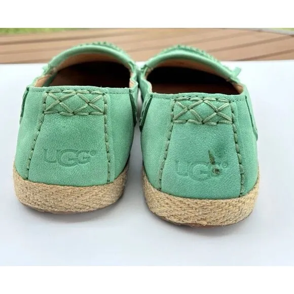 Ugg Marrah Suede Teal Moccasins Women's Size 9