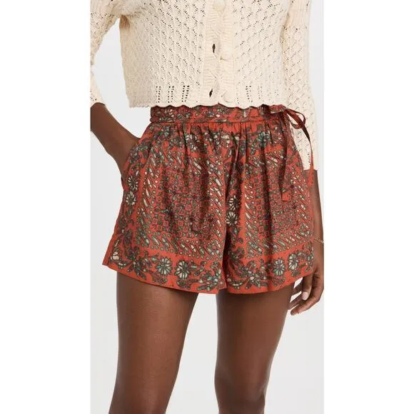 Ulla Johnson Nalani Shorts Floral Clementine - 6