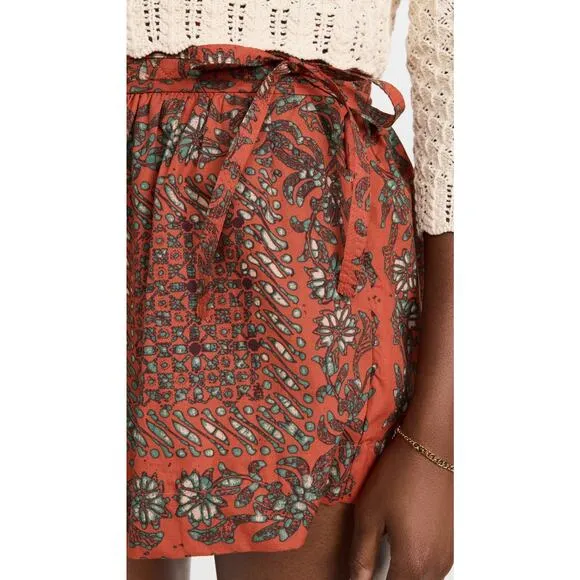 Ulla Johnson Nalani Shorts Floral Clementine - 6