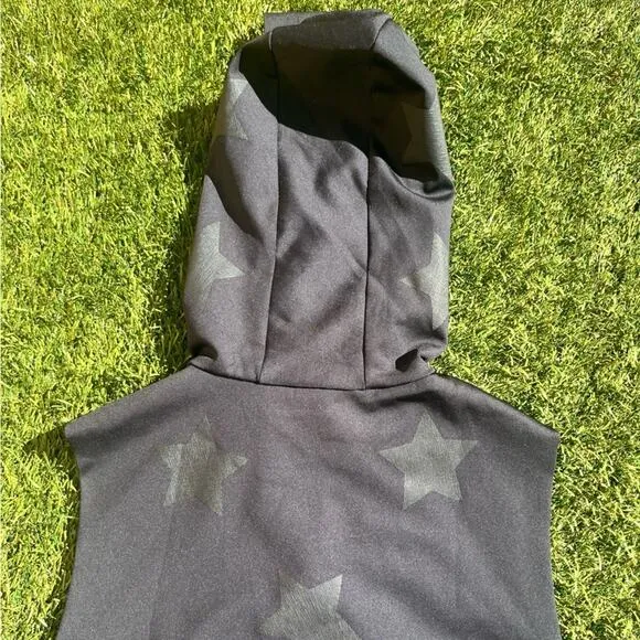 Ultracor Flux Knockout Vest W/ Stars Athleisure Full Zip Muscle Tank Top Hoodie