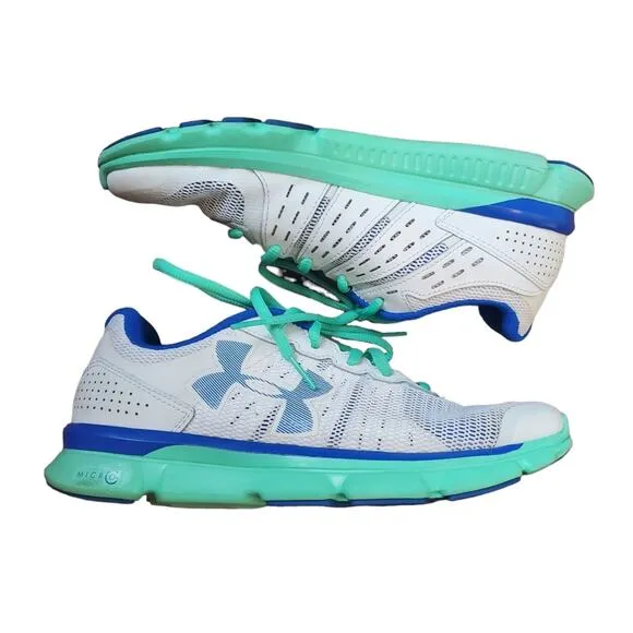 Under Armour Micro G Cross Training Running Athletic Sneakers Women's 7.5 Blue