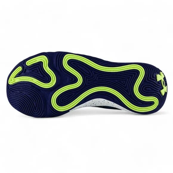 Under Armour Spawn 6 SOS Blue Men's Basketball Shoes Sneakers 3028340-400