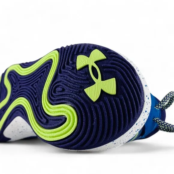 Under Armour Spawn 6 SOS Blue Men's Basketball Shoes Sneakers 3028340-400