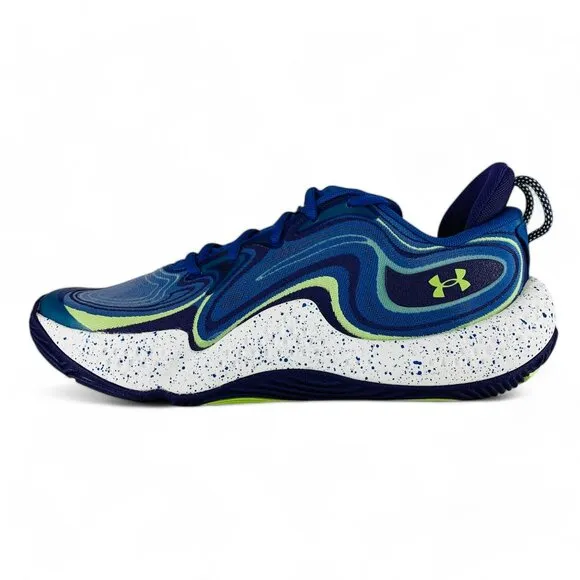 Under Armour Spawn 6 SOS Blue Men's Basketball Shoes Sneakers 3028340-400