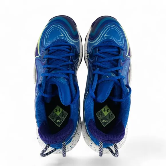 Under Armour Spawn 6 SOS Blue Men's Basketball Shoes Sneakers 3028340-400