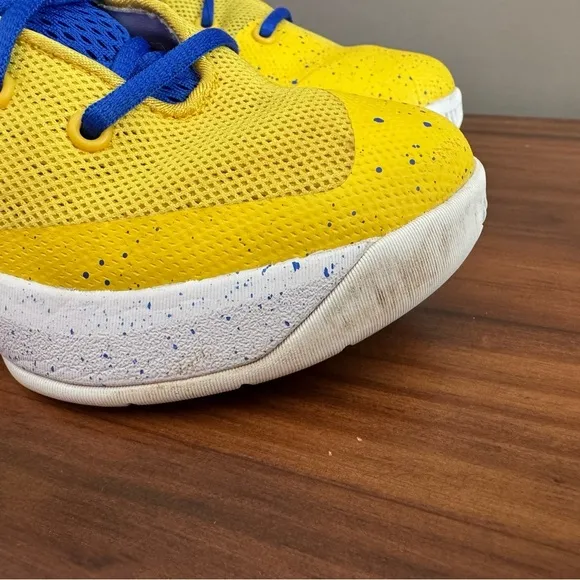 Under Armour Stephan Curry Yellow and Blue Sneakers kids 13K