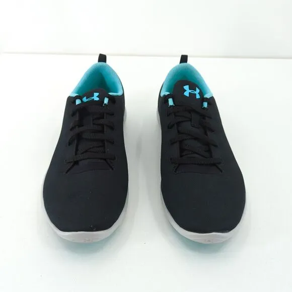 Under Armour Women 7.5 Street Precision Sport Sneakers Elemental Black NEW FLAW
