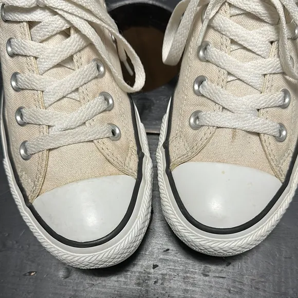 Unisex Converse ALL STAR Ox Egret/White/Black Low-Top Sneakers