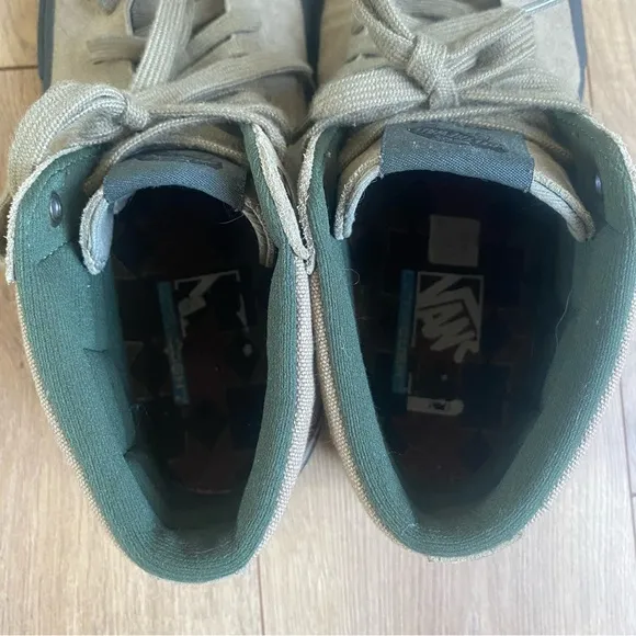 Vans Dakota Roche x Sk8-Hi Pro 'Covert Green’ Sneakers Shoes Men’s Size 7.5