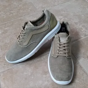 Vans Khaki Canvas Sneakers W12/ M10.5