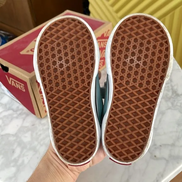 Vans Light Blue Toddler Gender Neutral Baby Boy Girl Size 6.5 Sneakers