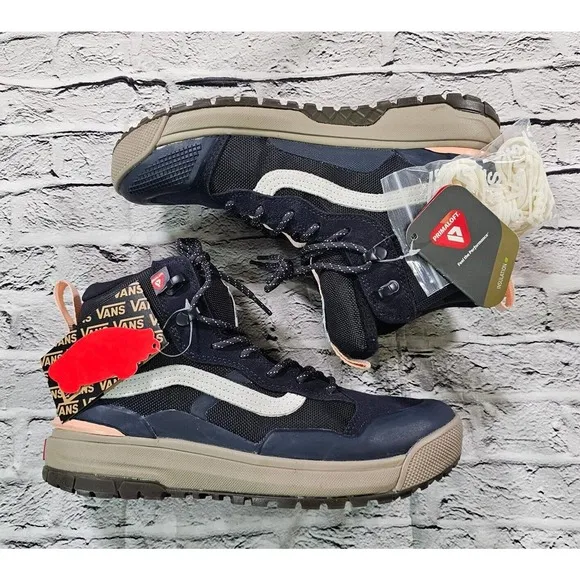 VANS UltraRange EXO Hi Gore-Tex MTE-2 Blue Sneakers Boots MENS SZ 8 WOMENS 9.5