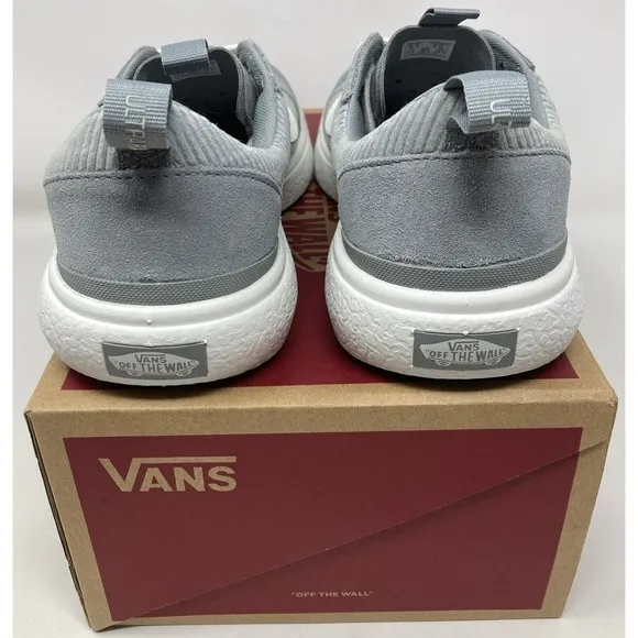 VANS UltraRange EXO SE Gray White Cord Corduroy Men's Size 6.5 Womens 8‎ New